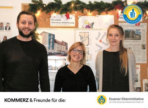 Weihnachtliche Spendenaktion der KOMMERZ GmbH